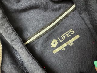 Sudadera con capucha Lotto Azul Marino y Naranja