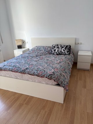 Cama Matrimonio Ikea Blanca con Cajones