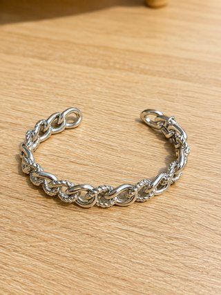 Brazalete Lotus acero Ajustable