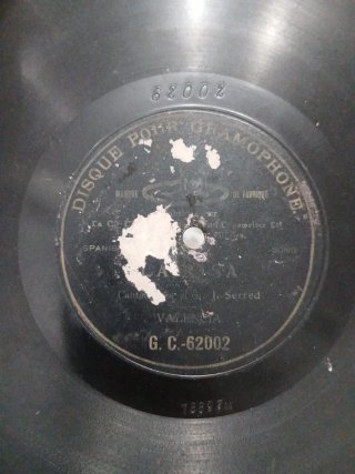 2 Discos Pizarra 78rpm Oratorio Fin de Siglo