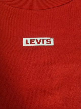 Levi’s Red Cropped Sweatshirt – Color Block...
