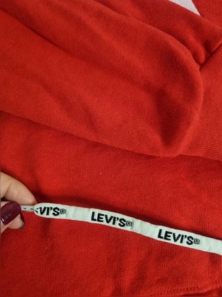 Levi’s Red Cropped Sweatshirt – Color Block...