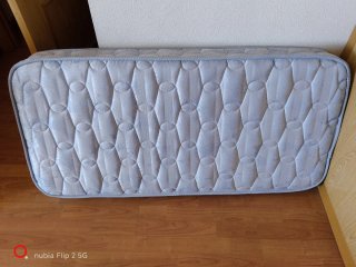 Cuna de madera bebé + colchón