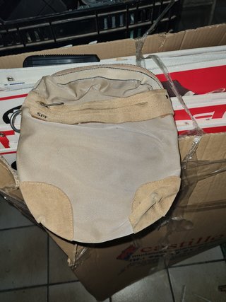 Bolso bandolera beige