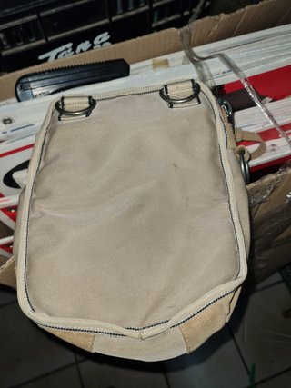 Bolso bandolera beige