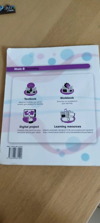 Libro Música B Secundaria en inglés