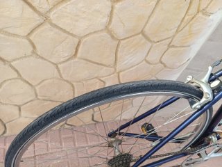 Bicicleta Clásica Carreras Fixie Azul