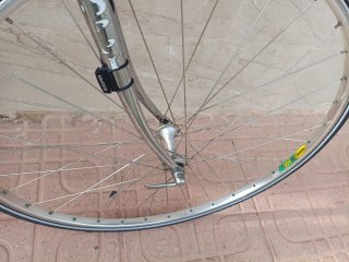 Bicicleta Clásica Carreras Fixie Azul