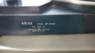 Giradischi Akai AP-A100 Nero