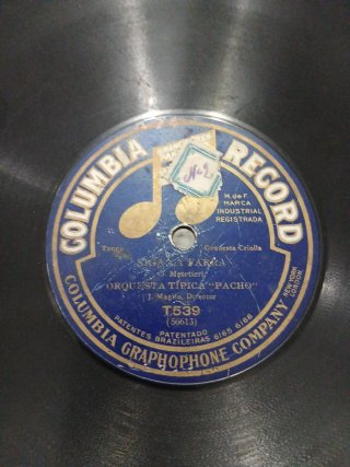 3 Discos pizarra 78rpm Columbia Tango Pacho