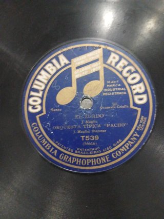 3 Discos pizarra 78rpm Columbia Tango Pacho