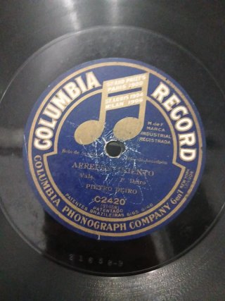 3 Discos pizarra 78rpm Columbia Tango Pacho