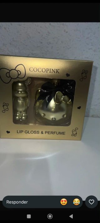 COCOPINK Set: Lip Gloss & Perfume Dorado