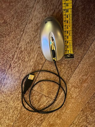Ratón Mini USB Genius Plata y Negro
