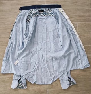 Camisa Zara azul hombre