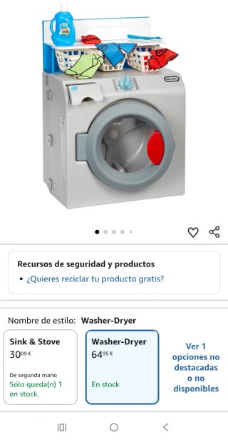 Lavadora de juguete Little Tikes