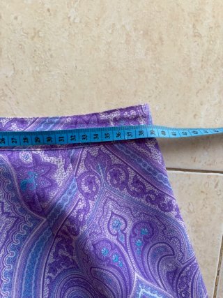Falda midi vintage años 70  "paisley"