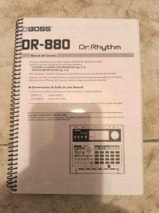 Boss DR-880 Caja de Ritmos Ver. 2.0