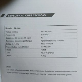 Humidificador ALACRIS Alto Rendimiento