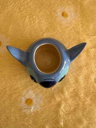 Vasito cerámica Stitch Disney