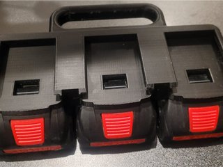 Soporte Porta 6 Baterías Bosch 18 V