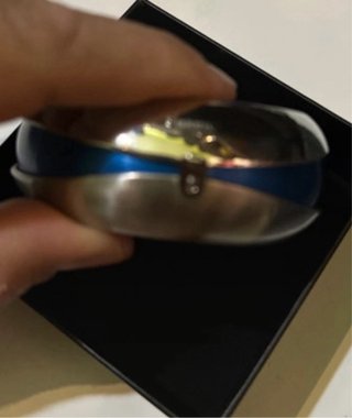 Bracciale donna Brail blu e argento