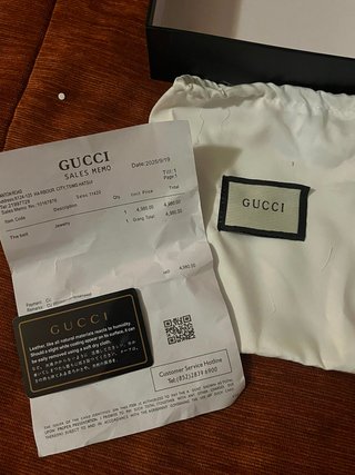 Cintura Gucci GG Oro Nero