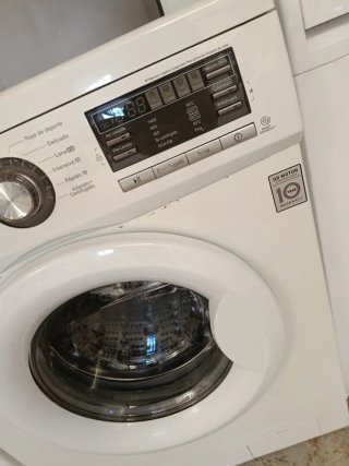 Lavadora LG 8kg Direct Drive Silenciosa