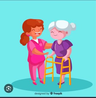 Cuidadora de ancianos