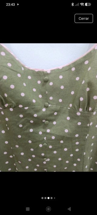 Vestido  Zara lunares,nuevo con etiqueta