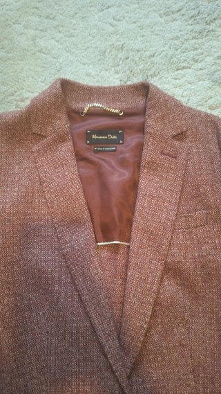 Americana Massimo Dutti Roja