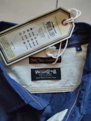 Camisa Jack&Jones Vintage Azul Talla L
