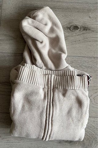 Sudadera con cremallera y capucha de algodón