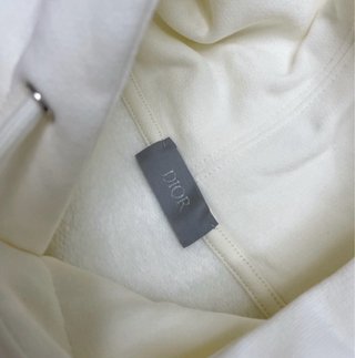 Sudadera Dior Beige con Logo Marrón
