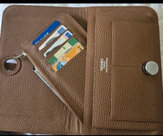 Cartera Hermes Camel