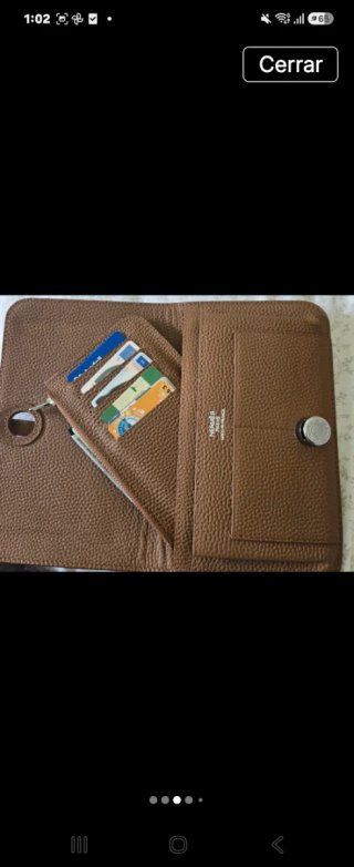 Cartera Hermes Camel