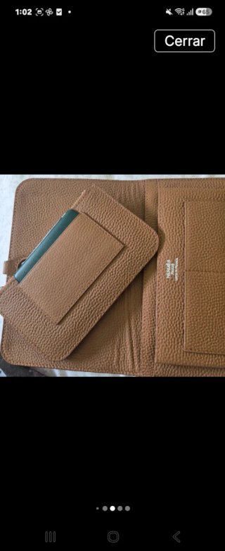 Cartera Hermes Camel