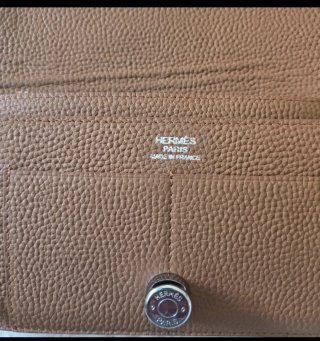 Cartera Hermes Camel