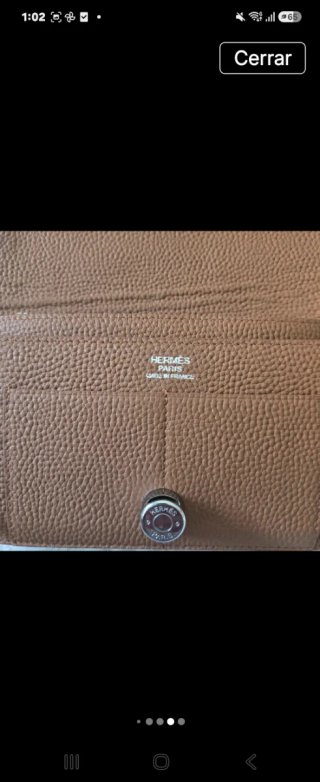 Cartera Hermes Camel