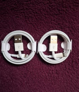 Pack 2 Cables Lightning iPhone 1m Nuevos