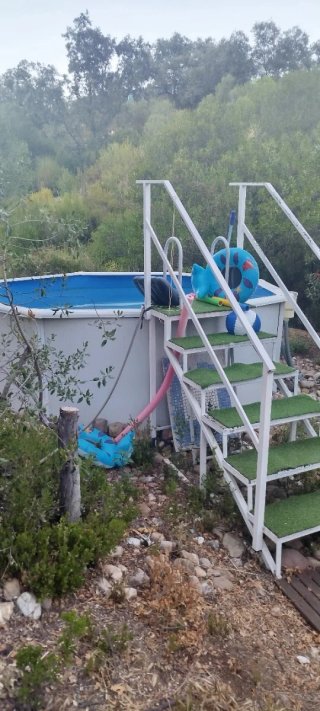 Piscina de acero octogonal