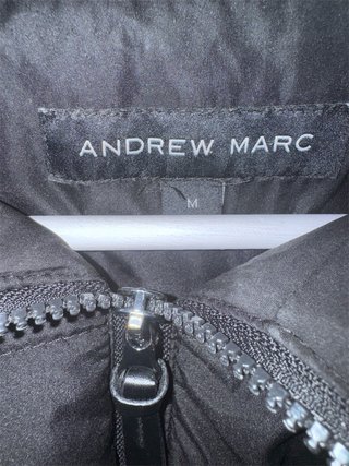 Abrigo largo Andrew Marc negro