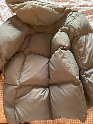 Cazadora de plumas Zara gris 11-12 años