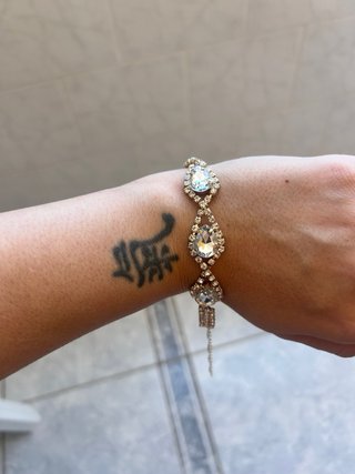 Bracciale donna oro con pietre blu