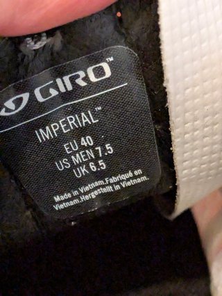 Zapatillas GIRO IMPERIAL talla 40
