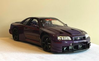 Maqueta Nissan Skyline GTR Jadi escala  1:18