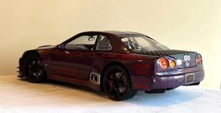 Maqueta Nissan Skyline GTR Jadi escala  1:18