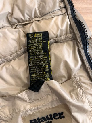 Piumino Blauer Uomo Marrone Taglia XXXL