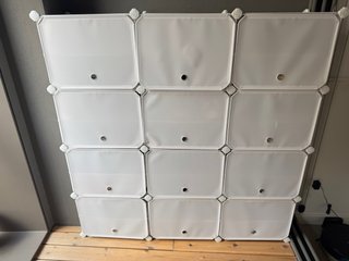 Mueble Zapatero Plástico 12 Compartimentos