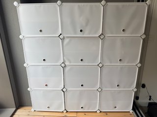 Mueble Zapatero Plástico 12 Compartimentos